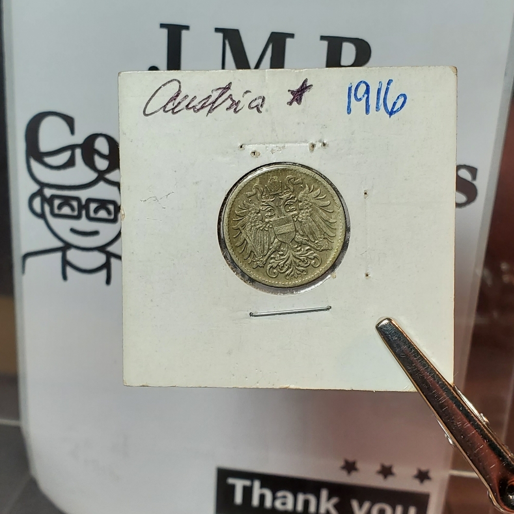 Uncirculated 1916 Austria 10 Heller KM# 2822